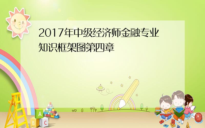 2017年中级经济师金融专业知识框架图第四章