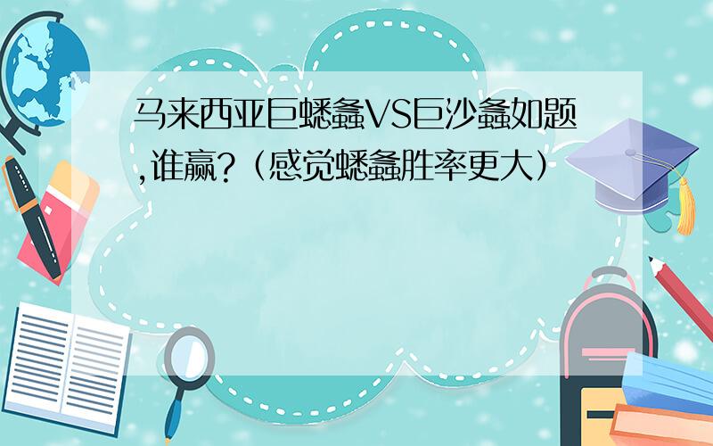 马来西亚巨蟋螽VS巨沙螽如题,谁赢?（感觉蟋螽胜率更大）