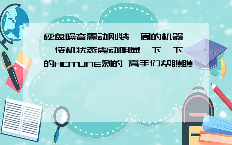 硬盘噪音震动刚装一周的机器   待机状态震动明显一下一下的HDTUNE测的 高手们帮瞧瞧