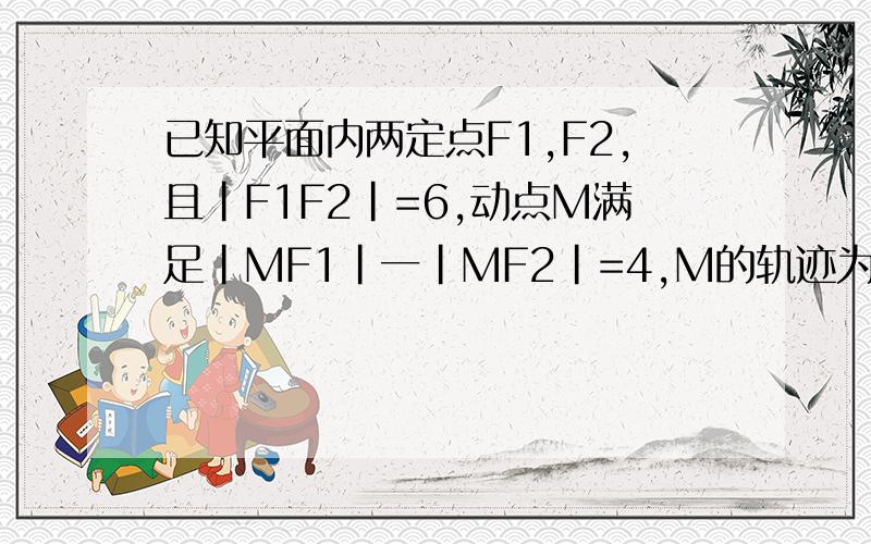 已知平面内两定点F1,F2,且|F1F2|=6,动点M满足|MF1|一|MF2|=4,M的轨迹为曲线C,P为曲线C上任一点,过F1作∠F1PF2的角平分线的垂线,垂足为H,则H点的轨迹所在的曲线为