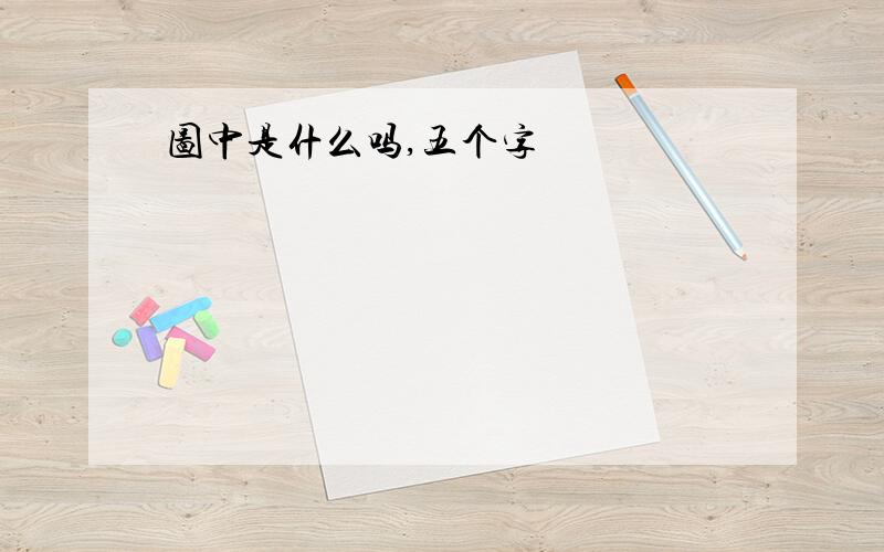 图中是什么吗,五个字