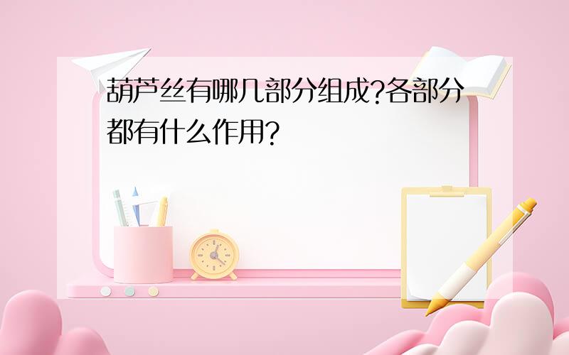 葫芦丝有哪几部分组成?各部分都有什么作用?