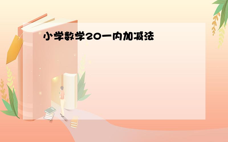 小学数学20一内加减法