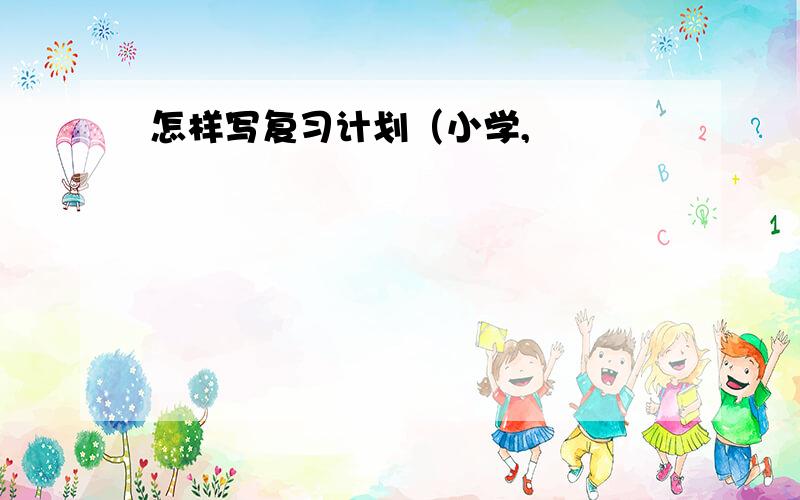 怎样写复习计划（小学,