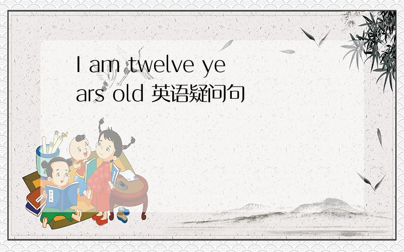 I am twelve years old 英语疑问句