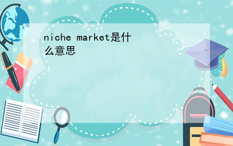 niche market是什么意思