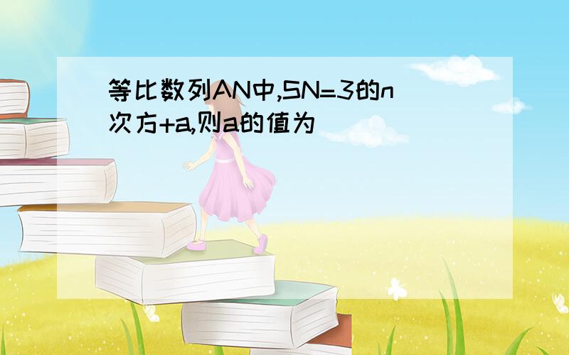 等比数列AN中,SN=3的n次方+a,则a的值为