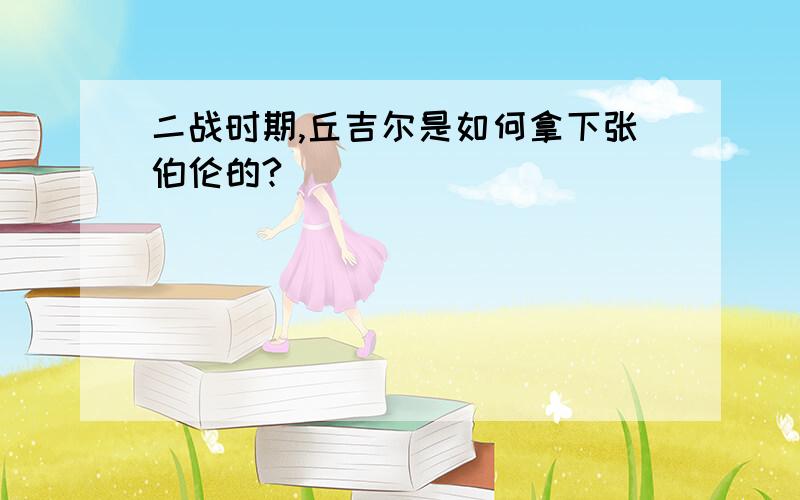 二战时期,丘吉尔是如何拿下张伯伦的?