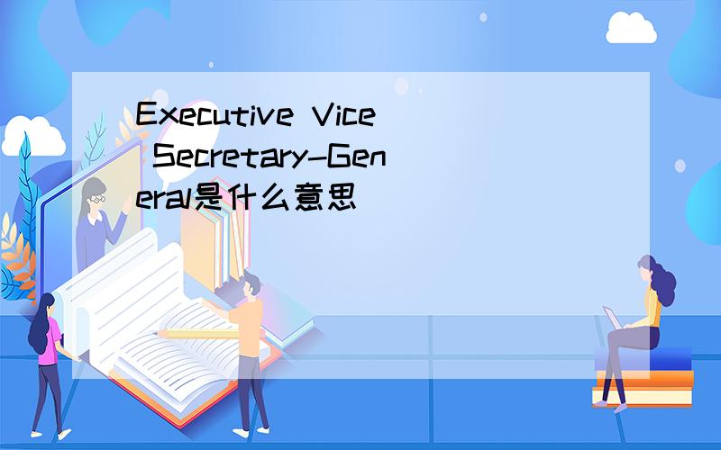 Executive Vice Secretary-General是什么意思