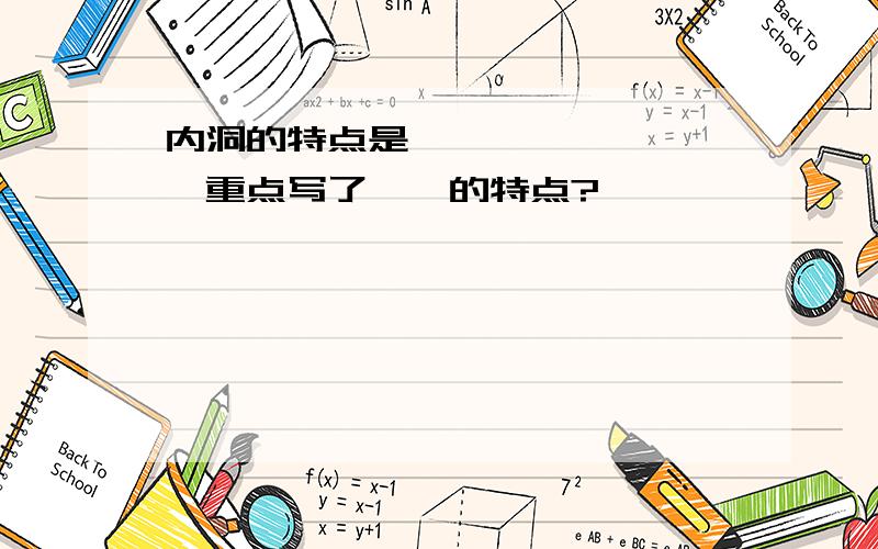 内洞的特点是——、——、——,重点写了——的特点?