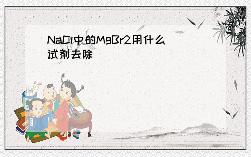 NaCl中的MgBr2用什么试剂去除