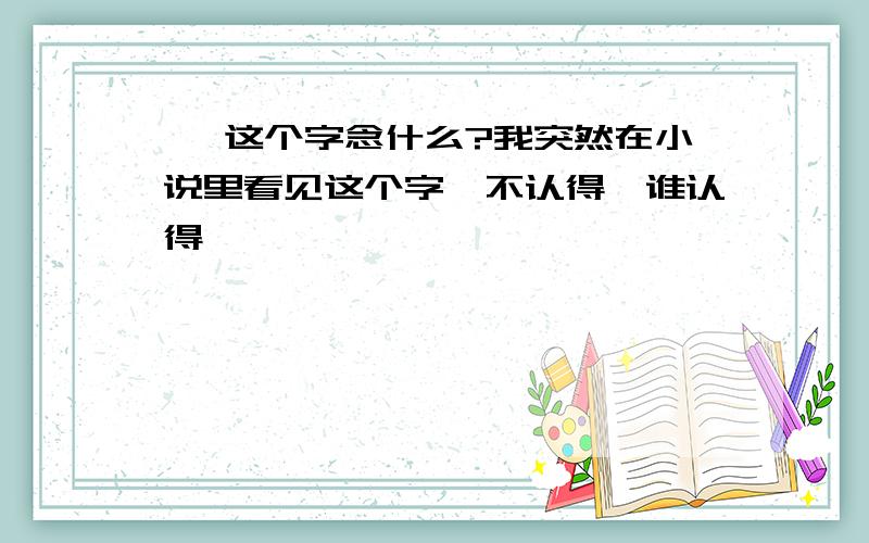 宸 这个字念什么?我突然在小说里看见这个字,不认得,谁认得,