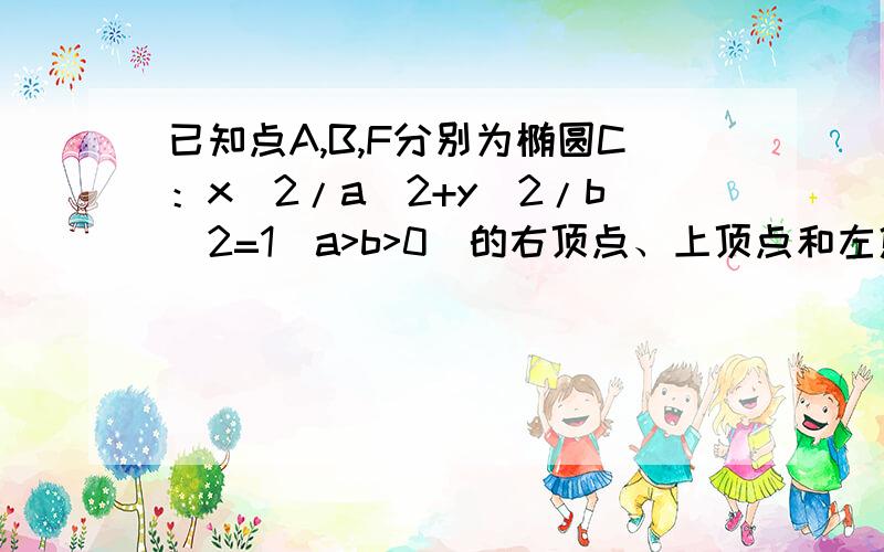 已知点A,B,F分别为椭圆C：x^2/a^2+y^2/b^2=1（a>b>0）的右顶点、上顶点和左焦距,直线l的方程为x=a2/c,直线BF,BA分别交L于M,N.若MN的长恰为短轴长的2倍,求离心率