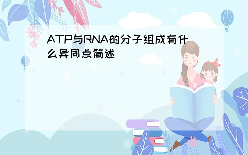 ATP与RNA的分子组成有什么异同点简述