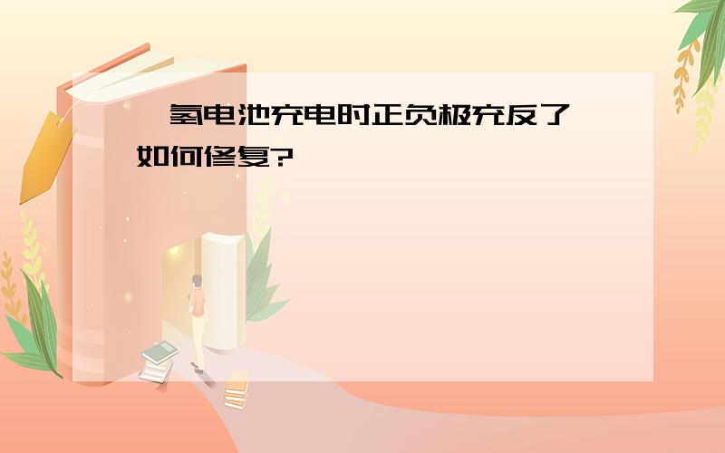 镍氢电池充电时正负极充反了,如何修复?