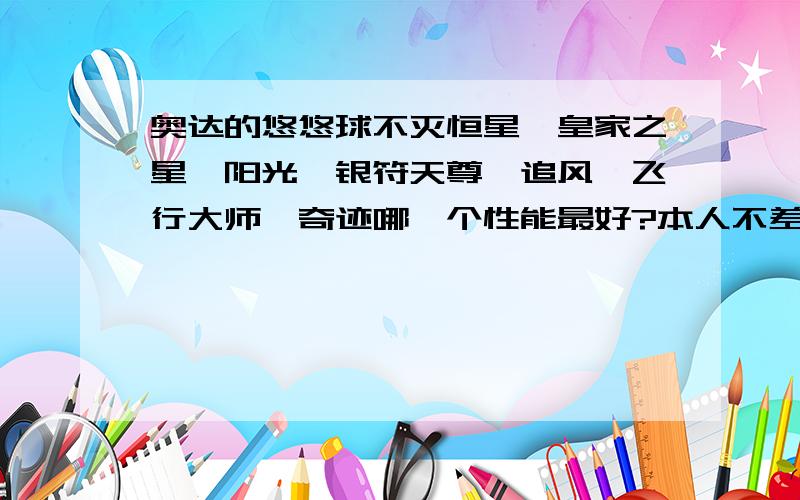 奥达的悠悠球不灭恒星,皇家之星,阳光,银符天尊,追风,飞行大师,奇迹哪一个性能最好?本人不差钱,只求性能好,空转强,稳定性高的1A奥达悠悠球,本人技术还不错,再加上完美风暴……