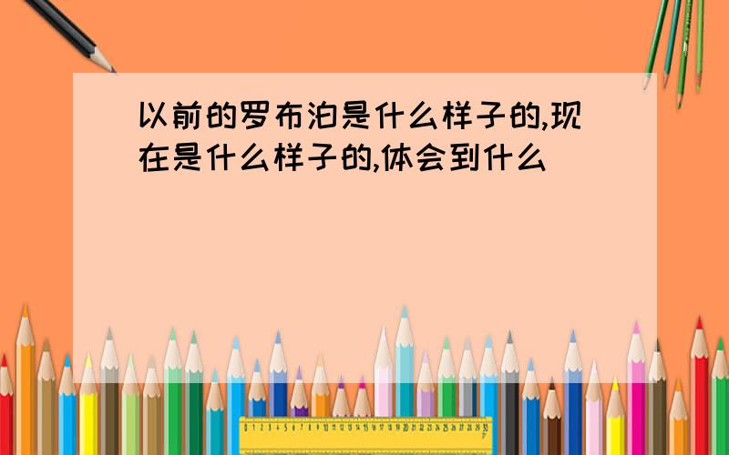 以前的罗布泊是什么样子的,现在是什么样子的,体会到什么