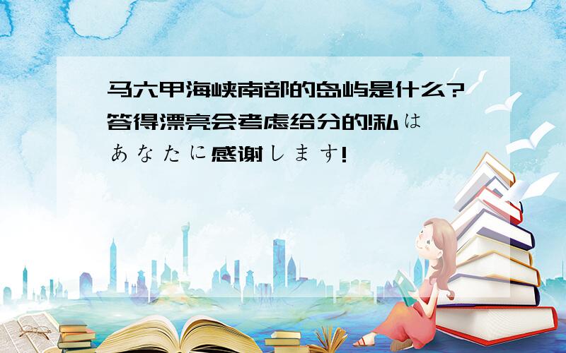 马六甲海峡南部的岛屿是什么?答得漂亮会考虑给分的!私は、あなたに感谢します!