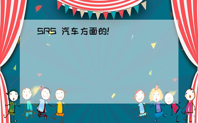 SRS 汽车方面的!