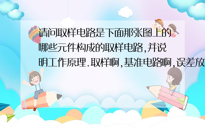 请问取样电路是下面那张图上的哪些元件构成的取样电路,并说明工作原理.取样啊,基准电路啊,误差放大电路啊,脉冲宽度调制啊.能说希望尽量都说一些.