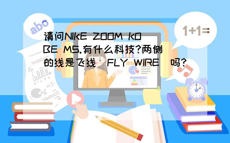 请问NIKE ZOOM KOBE MS.有什么科技?两侧的线是飞线（FLY WIRE）吗?