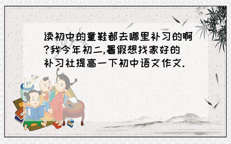 读初中的童鞋都去哪里补习的啊?我今年初二,暑假想找家好的补习社提高一下初中语文作文.