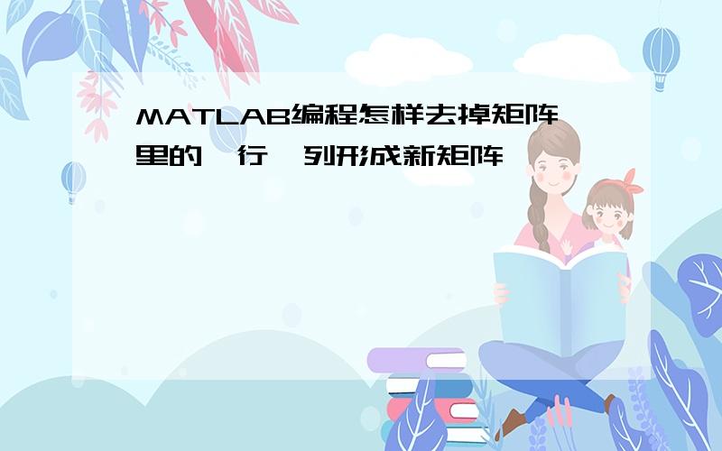 MATLAB编程怎样去掉矩阵里的一行一列形成新矩阵