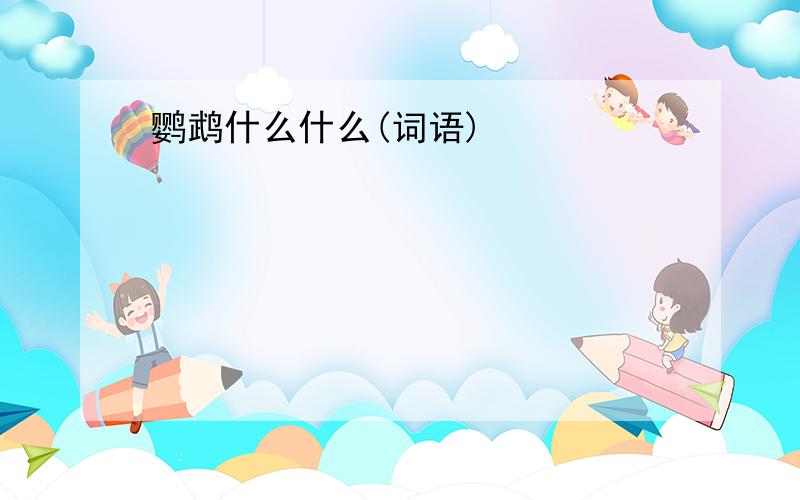 鹦鹉什么什么(词语)