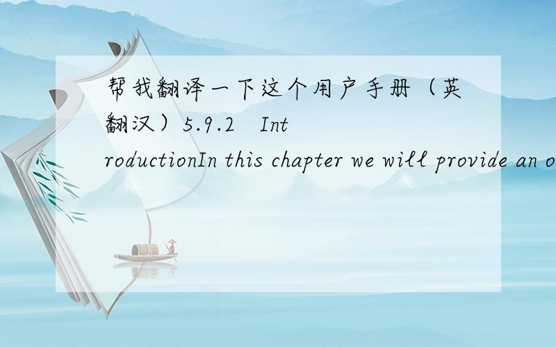 帮我翻译一下这个用户手册（英翻汉）5.9.2   IntroductionIn this chapter we will provide an overview of the different controllers available in Polysun and their use and operation.The following controllers are currently implemented in Po