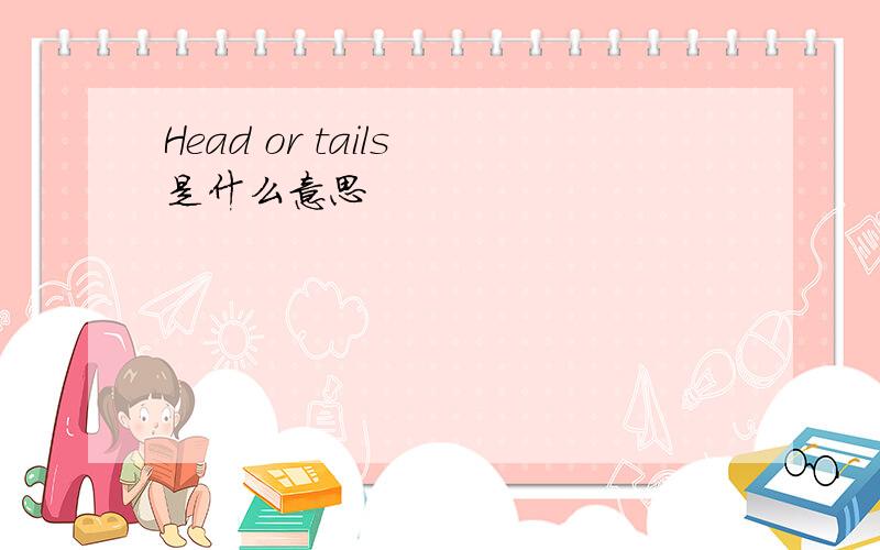 Head or tails 是什么意思