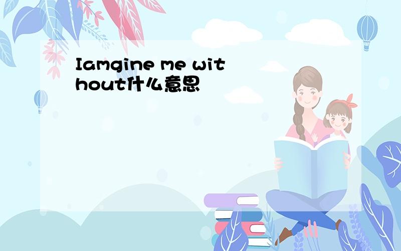 Iamgine me without什么意思