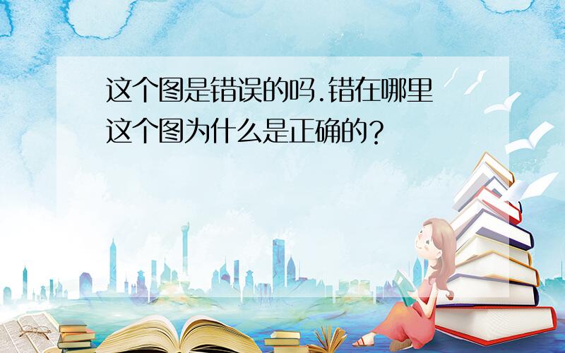 这个图是错误的吗.错在哪里 这个图为什么是正确的？