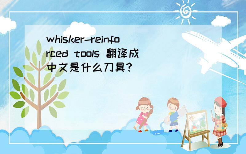 whisker-reinforced tools 翻译成中文是什么刀具?