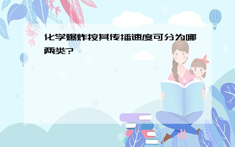 化学爆炸按其传播速度可分为哪两类?