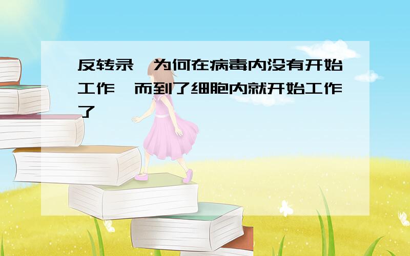 反转录酶为何在病毒内没有开始工作,而到了细胞内就开始工作了