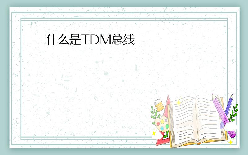 什么是TDM总线