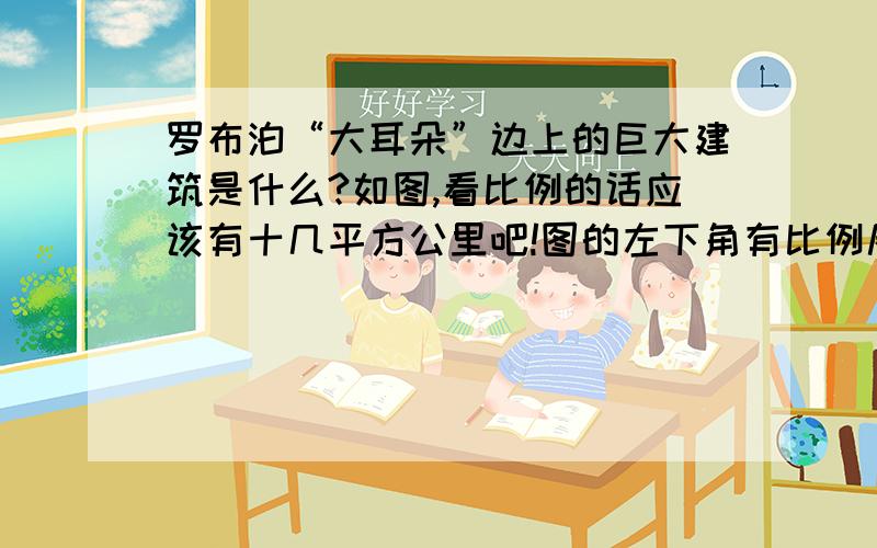 罗布泊“大耳朵”边上的巨大建筑是什么?如图,看比例的话应该有十几平方公里吧!图的左下角有比例尺,图片来自于SOSO地图,谷歌地图也是这样的.有去过罗布泊的人还请详解.