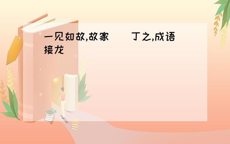 一见如故,故家（）丁之,成语接龙