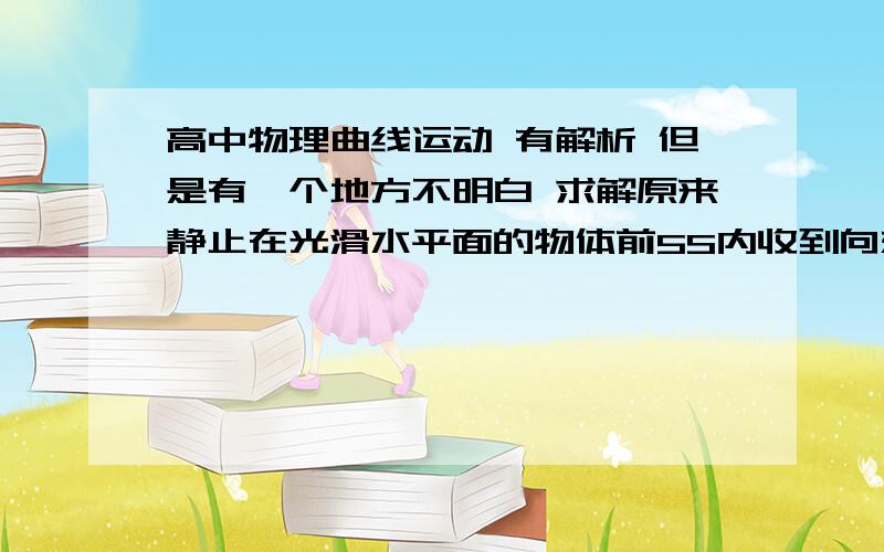 高中物理曲线运动 有解析 但是有一个地方不明白 求解原来静止在光滑水平面的物体前5S内收到向东10N的作用，第二个5S改受到向北10N的作用，则该物体A，第10S末速度的方向是向东偏北45度B