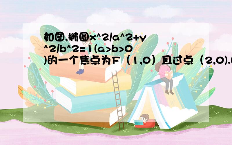 如图,椭圆x^2/a^2+y^2/b^2=1(a>b>0)的一个焦点为F（1,0）且过点（2,0).(1)求椭圆C的方程（2）若AB为垂直于X轴的动弦,直线L：x=4与X轴交于N,直线AF与BN 交与点M求证：点M恒在椭圆C上求VAMN面积的最大值