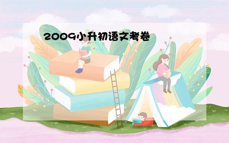 2009小升初语文考卷