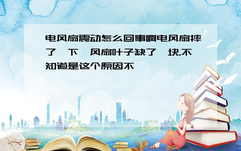 电风扇震动怎么回事啊电风扇摔了一下,风扇叶子缺了一块.不知道是这个原因不