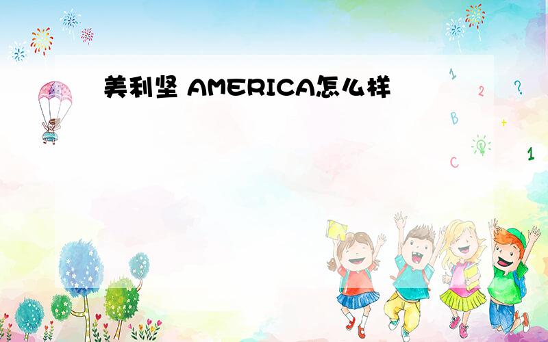 美利坚 AMERICA怎么样