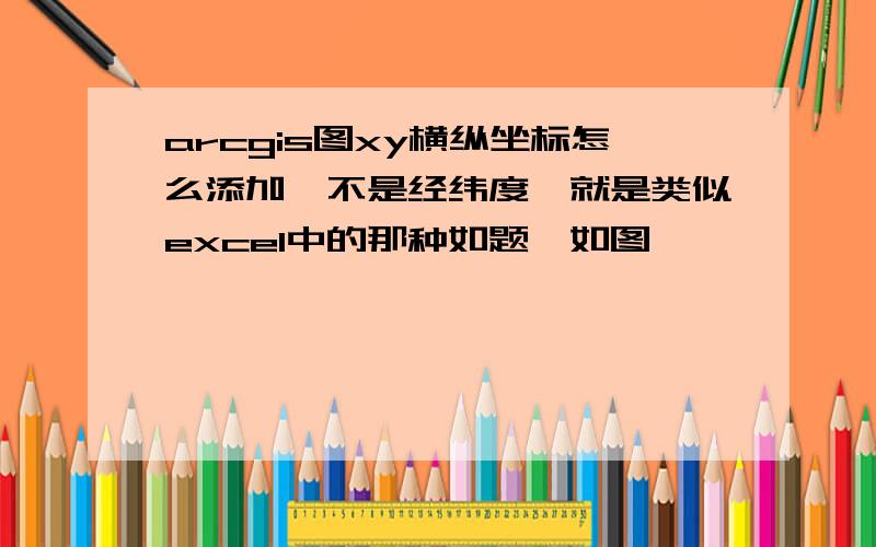 arcgis图xy横纵坐标怎么添加,不是经纬度,就是类似excel中的那种如题,如图