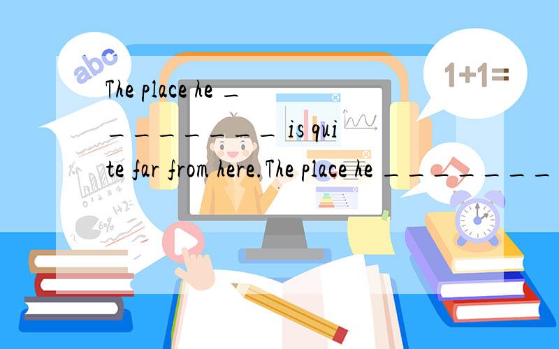 The place he ________ is quite far from here.The place he ________ is   quite far from here.  A. suggested hold the meeting  B. suggested to hold the meeting  C. suggested holding the meeting  D. suggested should hold the meeting答案是选B难道