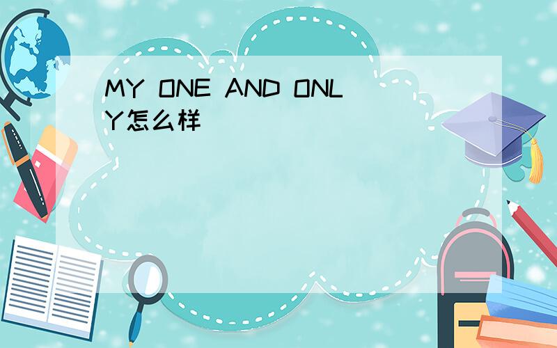 MY ONE AND ONLY怎么样