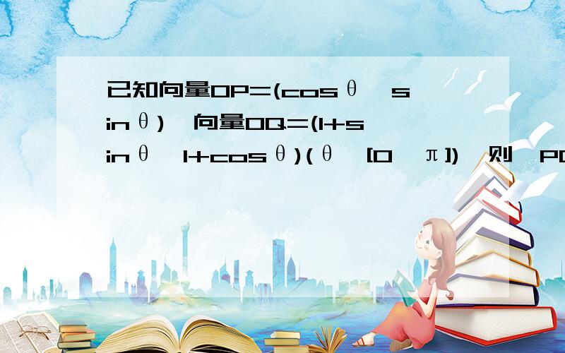 已知向量OP=(cosθ,sinθ),向量OQ=(1+sinθ,1+cosθ)(θ∈[0,π]),则│PQ│的取值范围是____.(1+sinθ-cosθ)^2+(1-sinθ+cosθ)^2的计算过程.