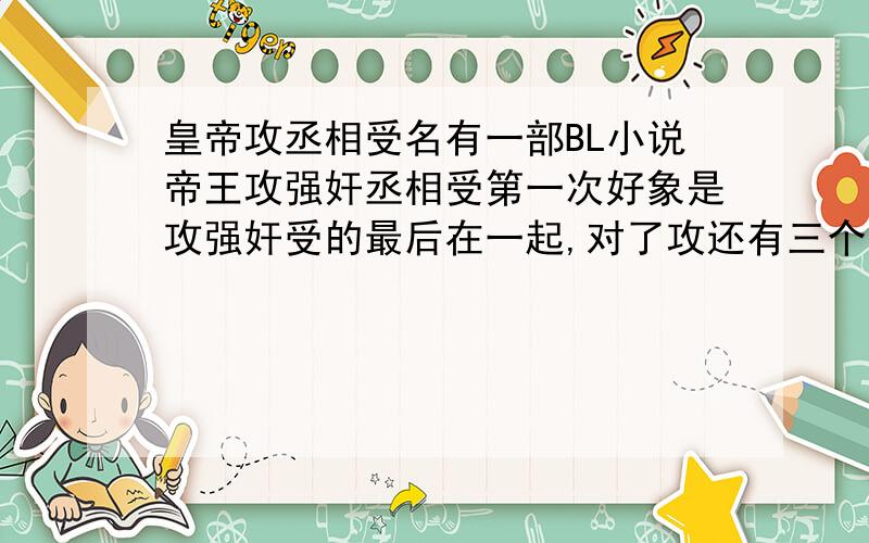 皇帝攻丞相受名有一部BL小说帝王攻强奸丞相受第一次好象是攻强奸受的最后在一起,对了攻还有三个弟弟攻姓轩辕