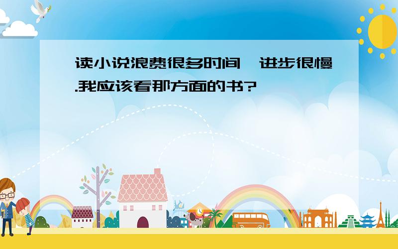 读小说浪费很多时间,进步很慢.我应该看那方面的书?