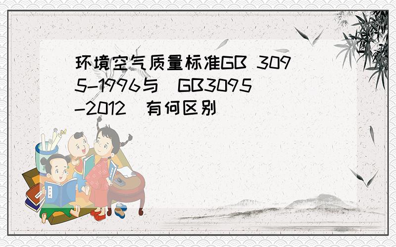 环境空气质量标准GB 3095-1996与(GB3095-2012)有何区别